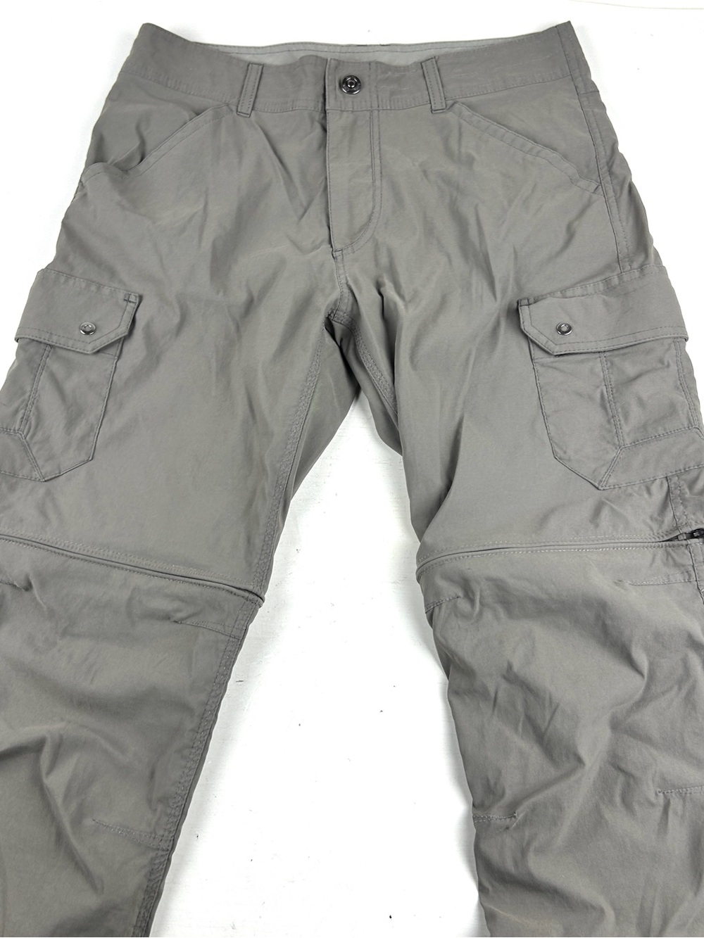 Kuhl Pants Mens 32x32 Convertible Stealth Hiking Lightweight Hike Khaki Nylon - Picture 2 of 9